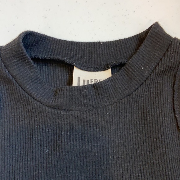 Free People Black Racer Back Tank Top - Picture 5 of 6